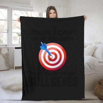 Discover Archery Targets Archer Bullseye Shooting Sport Fleece Blankets