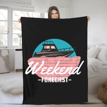 Discover Weekend Forecast Fleece Blankets