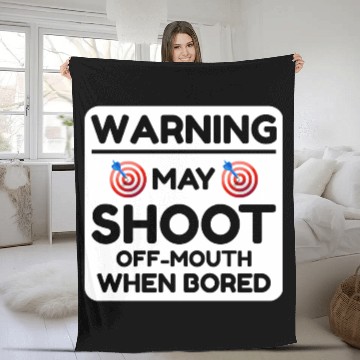 Discover Archery Targets Archer Bullseye Shooting Sport Fleece Blankets