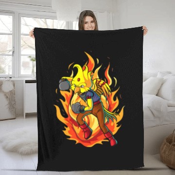 Discover The Boxing Bird of Paradise Fleece Blankets