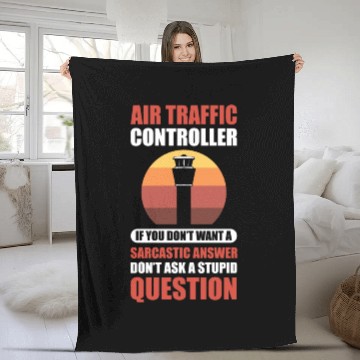 Discover Aviation Air Traffic Pilots Air Traffic Fleece Blankets