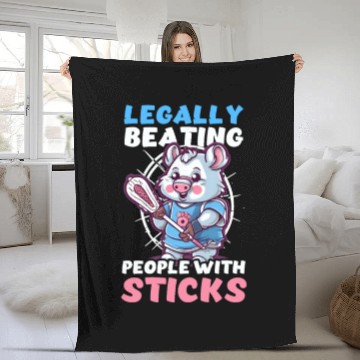 Discover Lacrosse Coach Legally Beating People Fleece Blankets