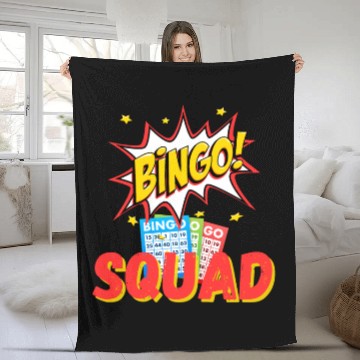 Discover Lucky bingo Fleece Blankets