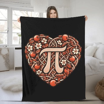 Discover Cherry PI Day Fleece Blankets