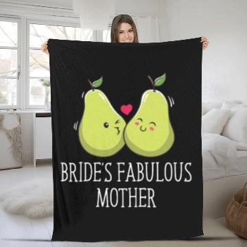 Discover Brides Fabulous Mother Mother of the Bride Wedding Fleece Blankets