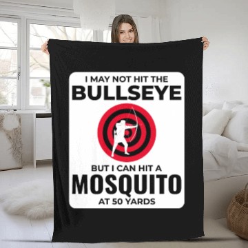 Discover Archery Targets Archer Bullseye Shooting Sport Fleece Blankets