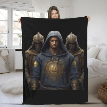Discover warriors Fleece Blankets