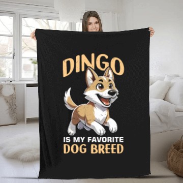 Discover Dingo Australian Dog Fleece Blankets