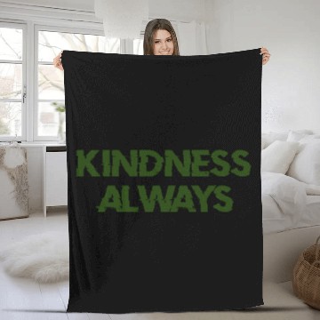 Discover kindness always share the love with friends family Fleece Blankets