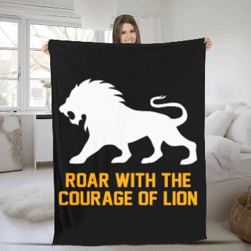 Discover Alpha Roar Nature Lover Graphic Animal King 7 Fleece Blankets