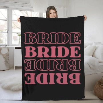 Discover Bride hen night Bachelorette Party matching outfit Fleece Blankets