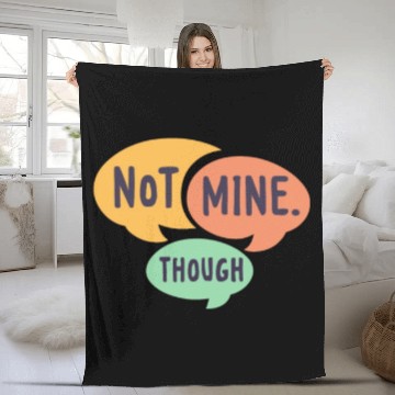 Discover Not mine though, psychology students Fleece Blankets