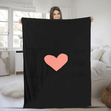 Discover I love Mom Wife Sister Fleece Blankets