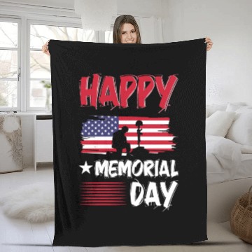 Discover Memorial day Fleece Blankets