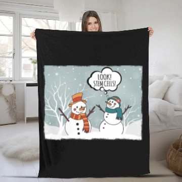 Discover Science Nerd Physics Student Jokes Geek Fleece Blankets