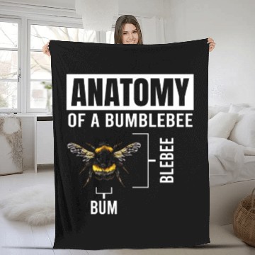 Discover Science Nerd Physics Student Jokes Geek Fleece Blankets