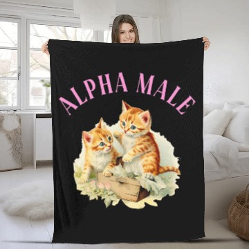 Discover Cottagecore Weird Oddly Specific Alpha Male Fleece Blankets