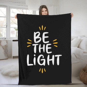 Discover Be the light 2 Fleece Blankets