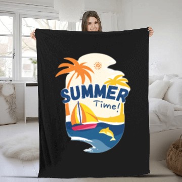 Discover Summer time Fleece Blankets