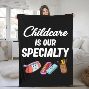 Discover Childcare is our Speciality Daycare Teacher Fleece Blankets