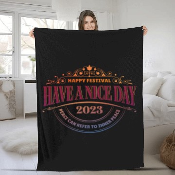 Discover Nice Day Fleece Blankets