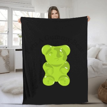 Discover I'm A Gummy Bear Fleece Blankets