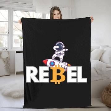 Discover Bitcoin Enthusiasts Fleece Blankets