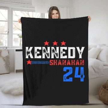 Discover Robert Kennedy for President 2024 Election Kennedy Fleece Blankets