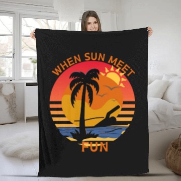 Discover SWIMMING TEACHER COACH INSTRUCTOR LIFEGUARD SWIM Fleece Blankets