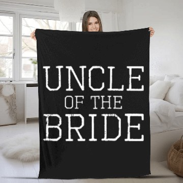 Discover Uncle of the Bride Coordinating Wedding Party Fleece Blankets