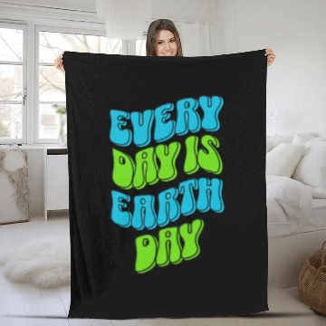 Discover every day is earth day ,earth day,nature, Fleece Blankets