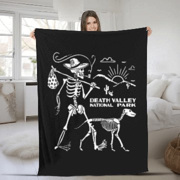 Discover Death Valley Nation Park Fleece Blankets