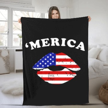 Discover 'Merica Fleece Blankets