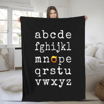 Discover Anti-Trump Alphabet - Nope V Fleece Blankets