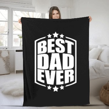 Discover The Best Dad Ever Coolest Daddy in the World Love Fleece Blankets