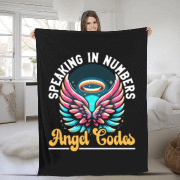Discover Angel Number Spiritual Guidance Numerology Fleece Blankets