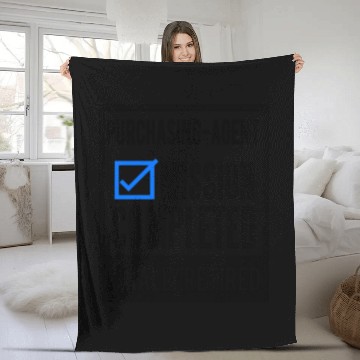 Discover Retirement gift idea Retired Purchasing-Agent Fleece Blankets