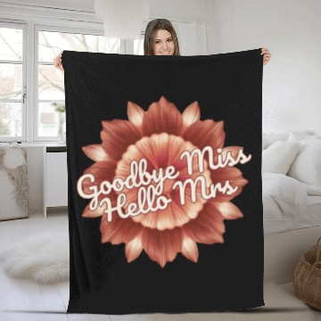 Discover Bride to Be Wedding Bridal Bachelorette Fleece Blankets