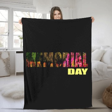 Discover MEMORIAL DAY Fleece Blankets
