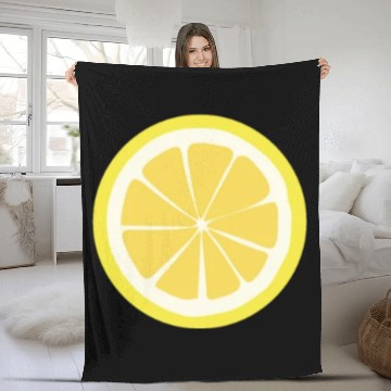 Discover Citrus - Fruits - Orange - Lime - Grapefruit Fleece Blankets