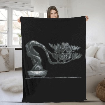 Discover Bonsai tree for men - women, Unique artist design Fleece Blankets