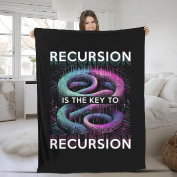 Discover Robotics Engineer Recursion The Key To Recursion Fleece Blankets