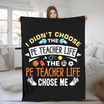 Discover Inspiring Physical Education Teacher Design for PE Fleece Blankets