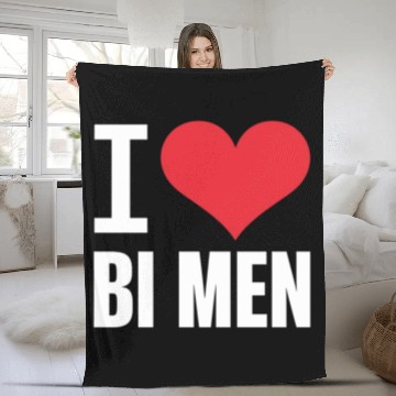 Discover I Love Bi Me Bisexual Men Bi Pride Bisexual Pride Fleece Blankets