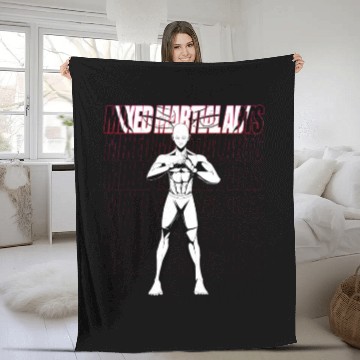 Discover SSv1 MMA Male Graphic Fleece Blankets