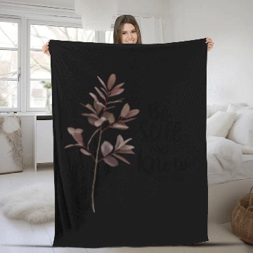 Discover Be Still and Know Psalm 46:10 Christian Serenity Fleece Blankets