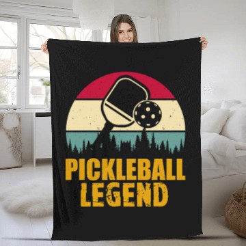 Discover Pickleball legend Fleece Blankets