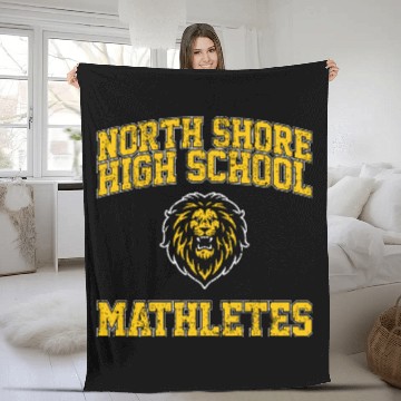 Discover North Shore High School Mathletes Fleece Blankets