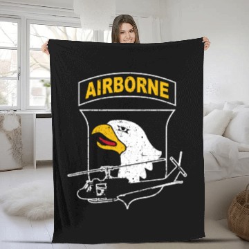 Discover 101st Airborne Division Fleece Blankets