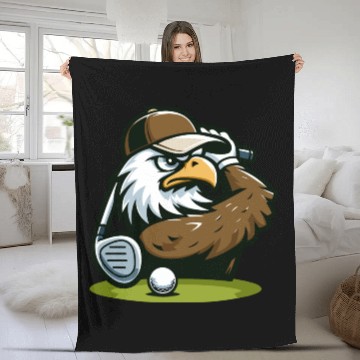 Discover Eagle Eye Golfer: Fleece Blankets Time Champion